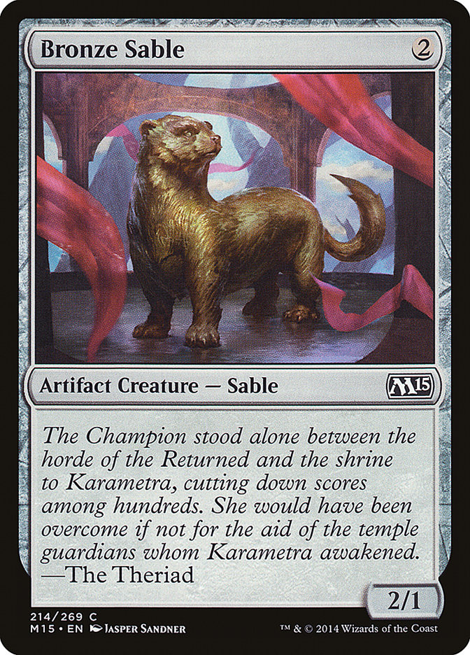 Bronze Sable [Magic 2015] | Anubis Games and Hobby