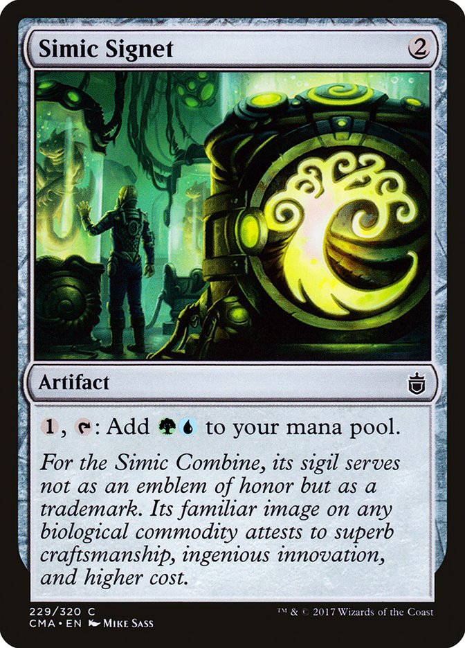 Simic Signet [Commander Anthology] | Anubis Games and Hobby