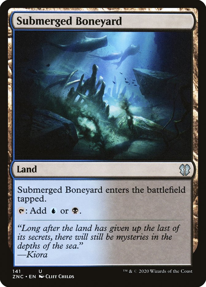 Submerged Boneyard [Zendikar Rising Commander] | Anubis Games and Hobby