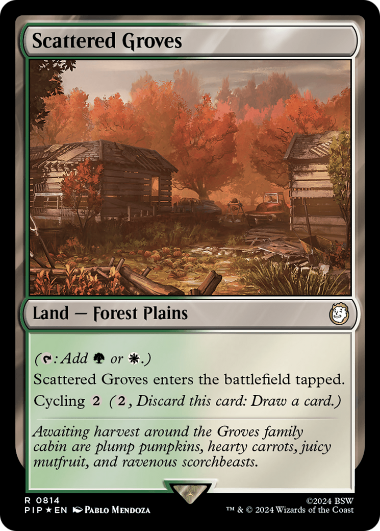 Scattered Groves (Surge Foil) [Fallout] | Anubis Games and Hobby