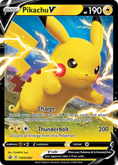 Pikachu V (SWSH061) (Jumbo Card) [Sword & Shield: Black Star Promos] | Anubis Games and Hobby