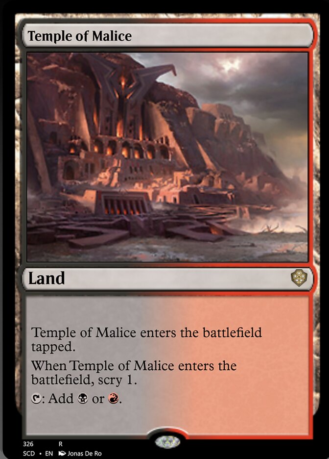 Temple of Malice [Starter Commander Decks] | Anubis Games and Hobby