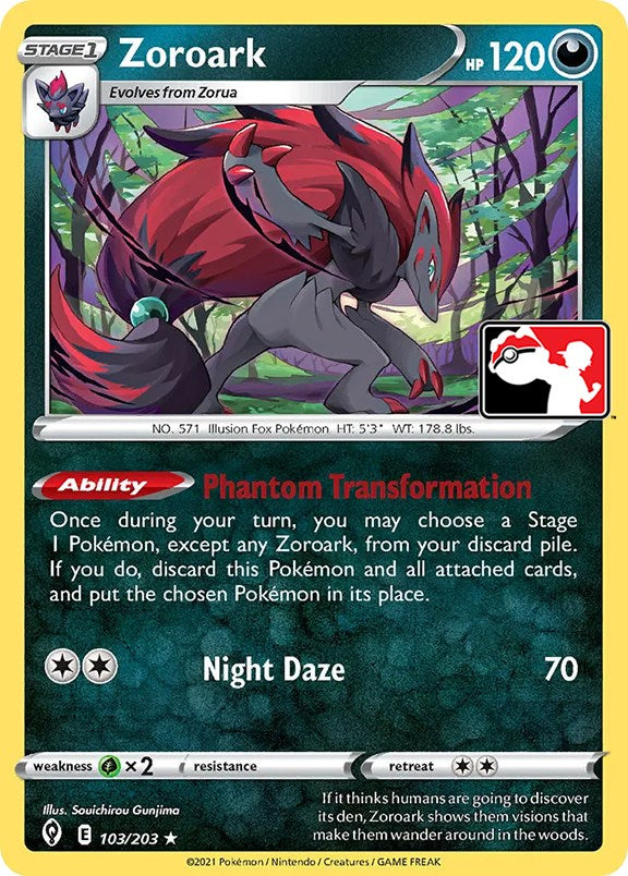 Zoroark (103/203) [Prize Pack Series One] | Anubis Games and Hobby