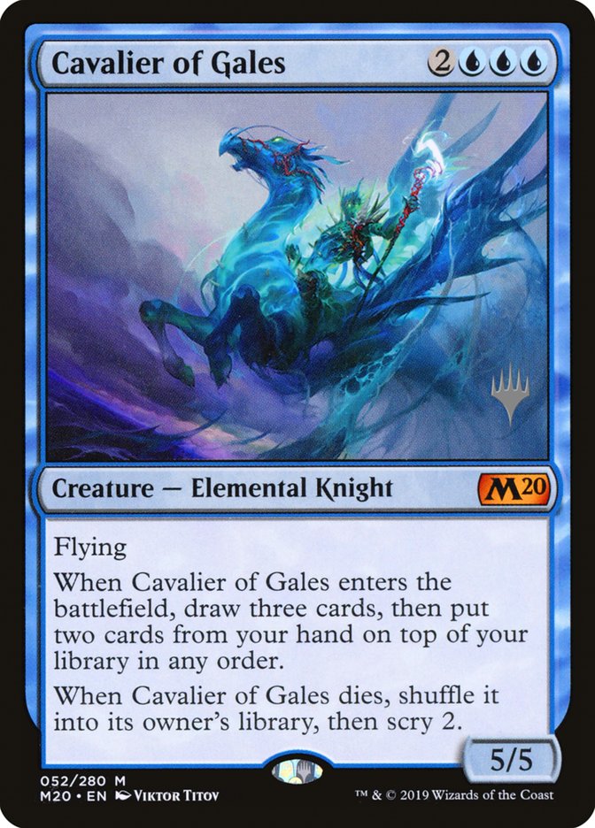Cavalier of Gales (Promo Pack) [Core Set 2020 Promos] | Anubis Games and Hobby