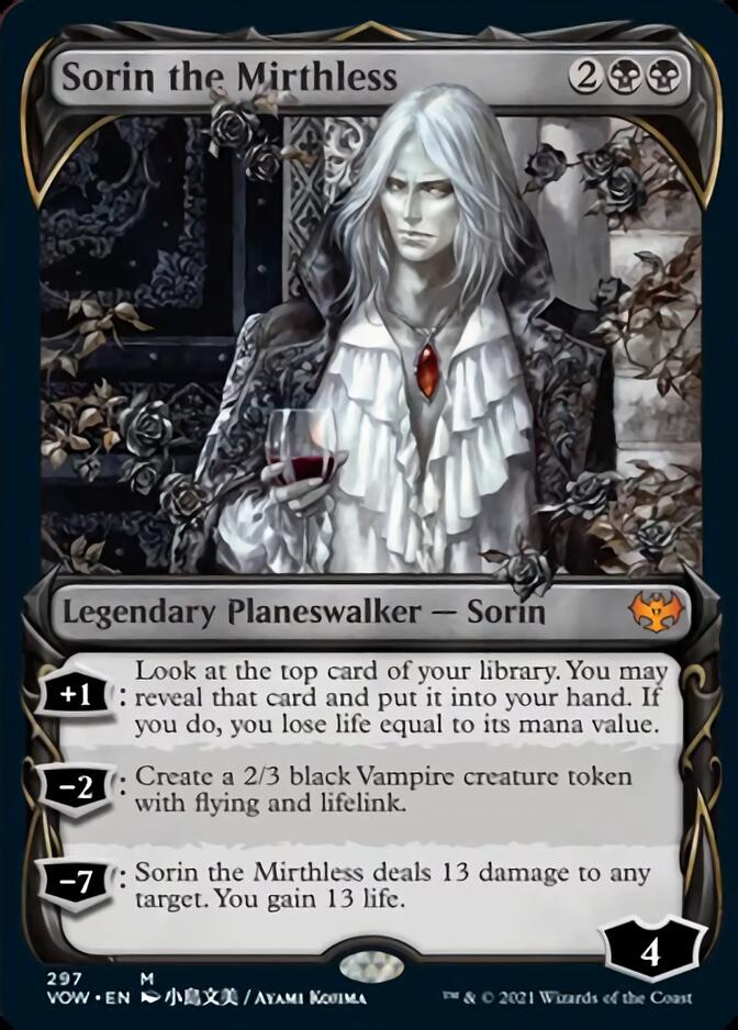 Sorin the Mirthless (Showcase Fang Frame) [Innistrad: Crimson Vow] | Anubis Games and Hobby