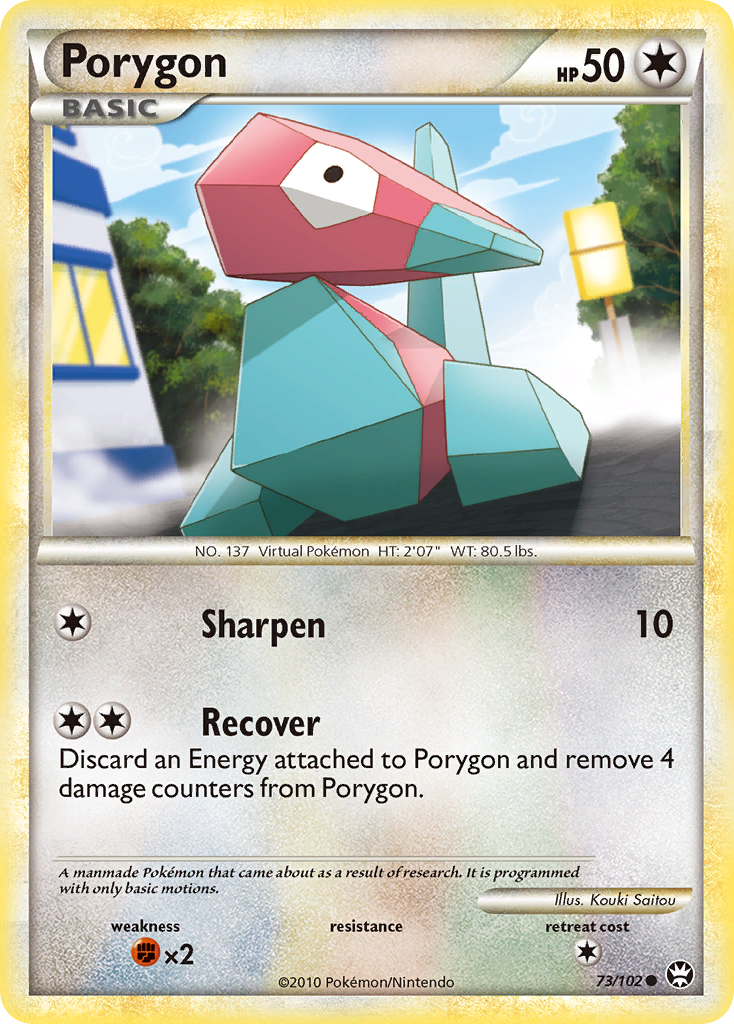 Porygon (73/102) [HeartGold & SoulSilver: Triumphant] | Anubis Games and Hobby