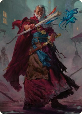 Elminster Art Card (64) [Commander Legends: Battle for Baldur's Gate Art Series] | Anubis Games and Hobby