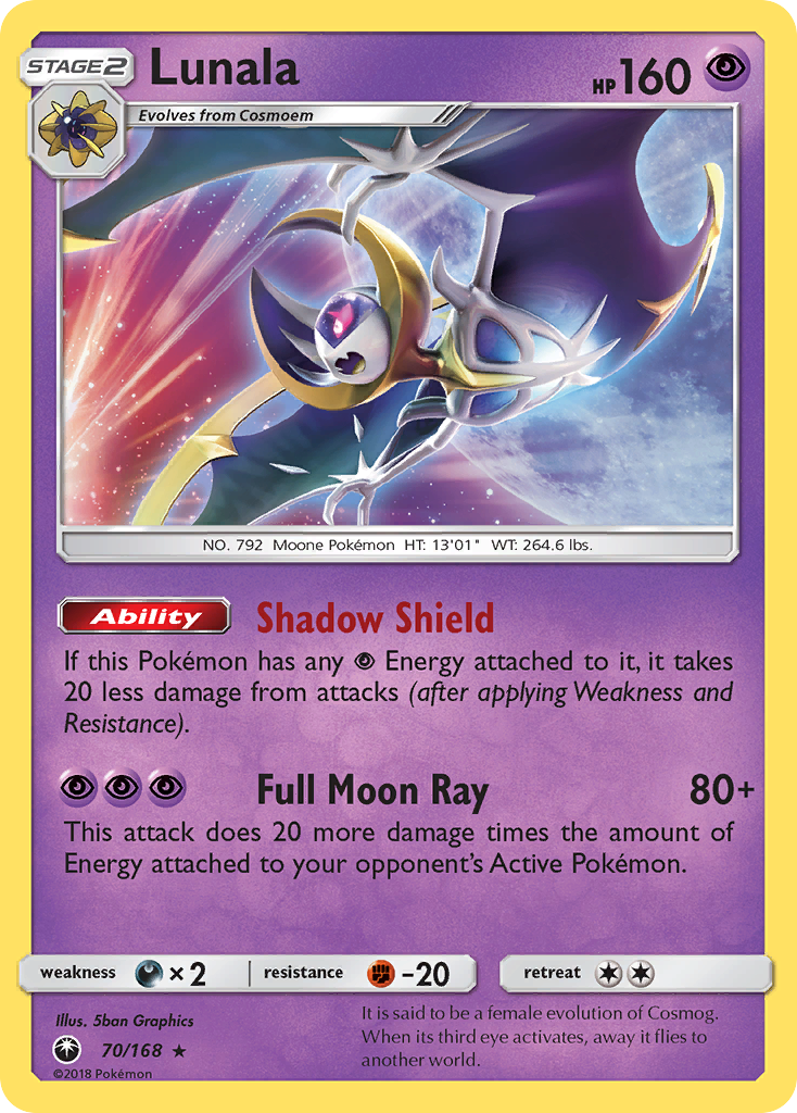 Lunala (70/168) [Sun & Moon: Celestial Storm] | Anubis Games and Hobby