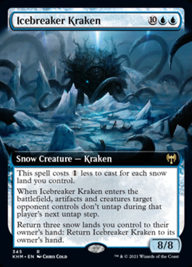 Icebreaker Kraken (Extended Art) [Kaldheim] | Anubis Games and Hobby