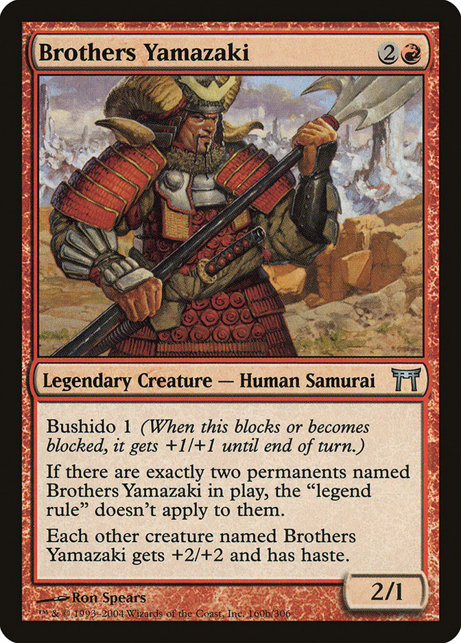 Brothers Yamazaki (160b/306) [Champions of Kamigawa] | Anubis Games and Hobby