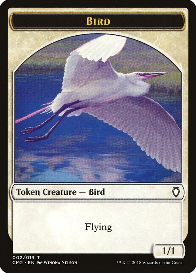 Bird Token [Commander Anthology Volume II Tokens] | Anubis Games and Hobby