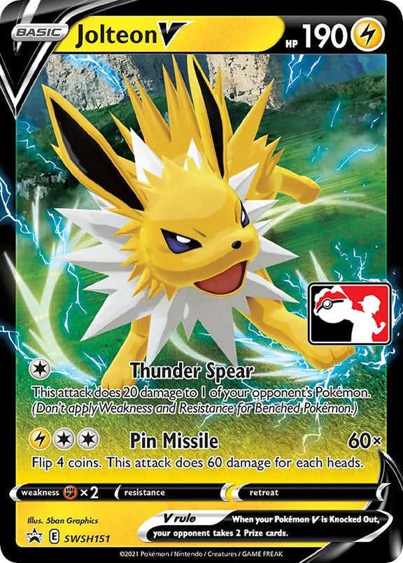 Jolteon V (SWSH151) [Prize Pack Series One] | Anubis Games and Hobby