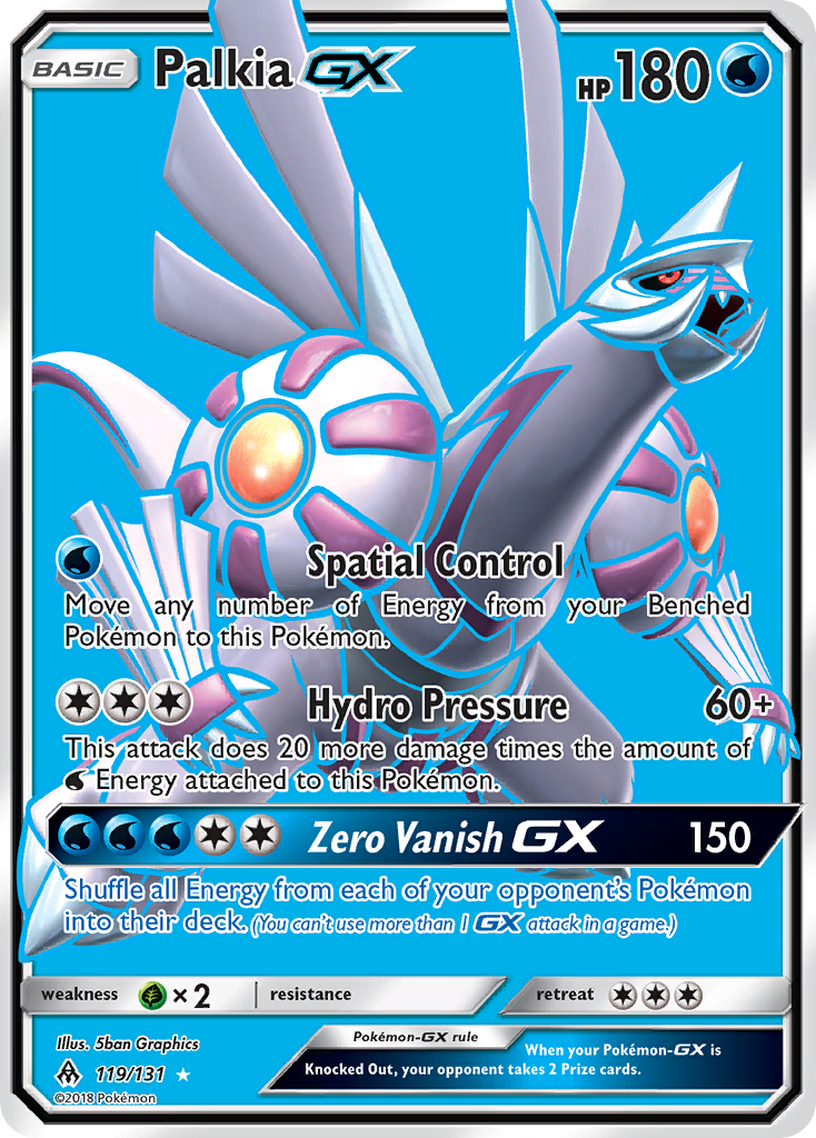 Palkia GX (119/131) [Sun & Moon: Forbidden Light] | Anubis Games and Hobby