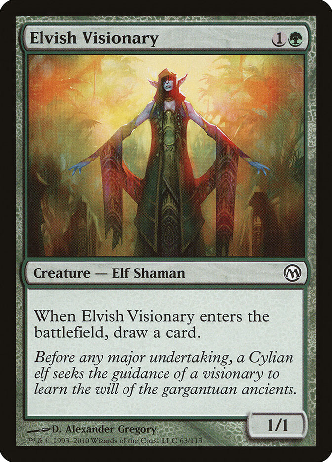 Elvish Visionary [Duels of the Planeswalkers] | Anubis Games and Hobby