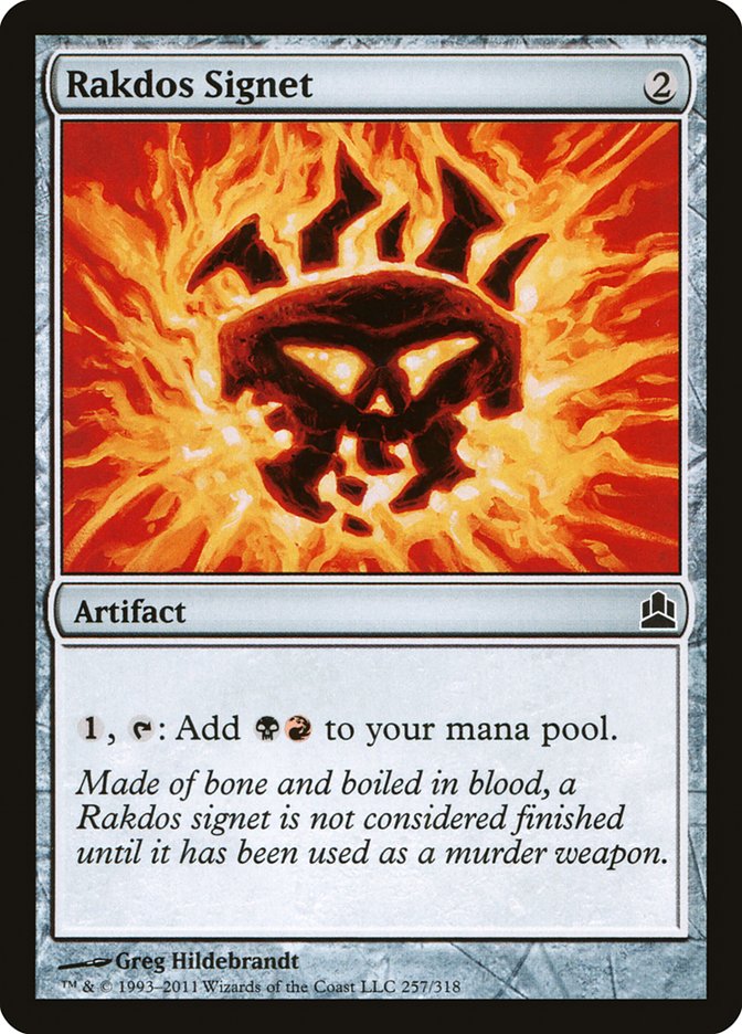 Rakdos Signet [Commander 2011] | Anubis Games and Hobby