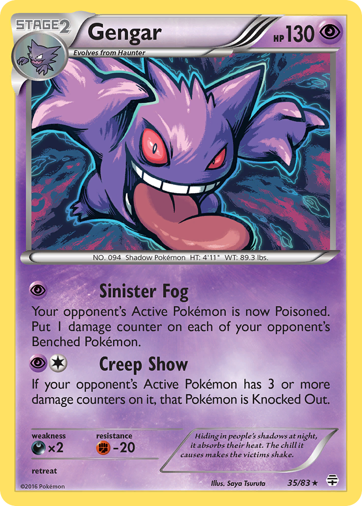 Gengar (35/83) [XY: Generations] | Anubis Games and Hobby