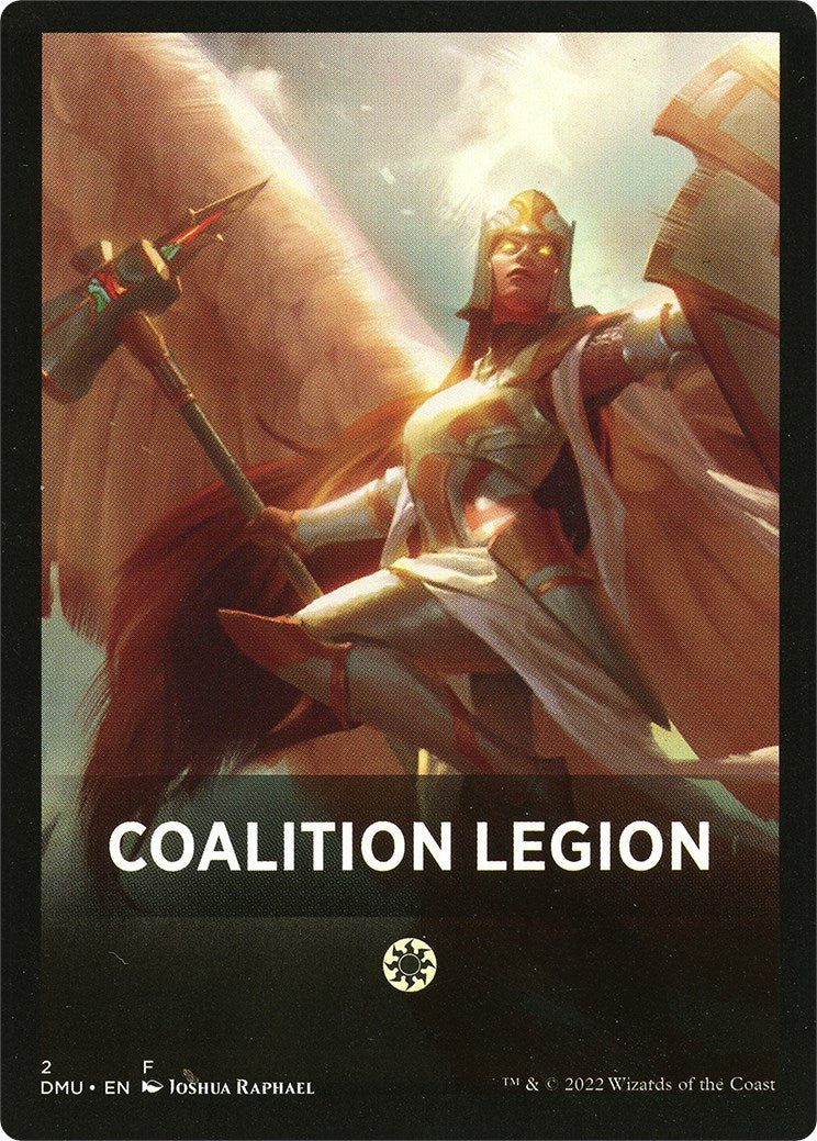 Coalition Legion Theme Card [Dominaria United Tokens] | Anubis Games and Hobby