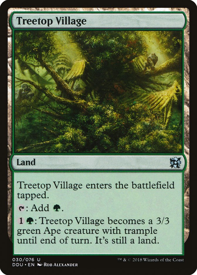 Treetop Village [Duel Decks: Elves vs. Inventors] | Anubis Games and Hobby