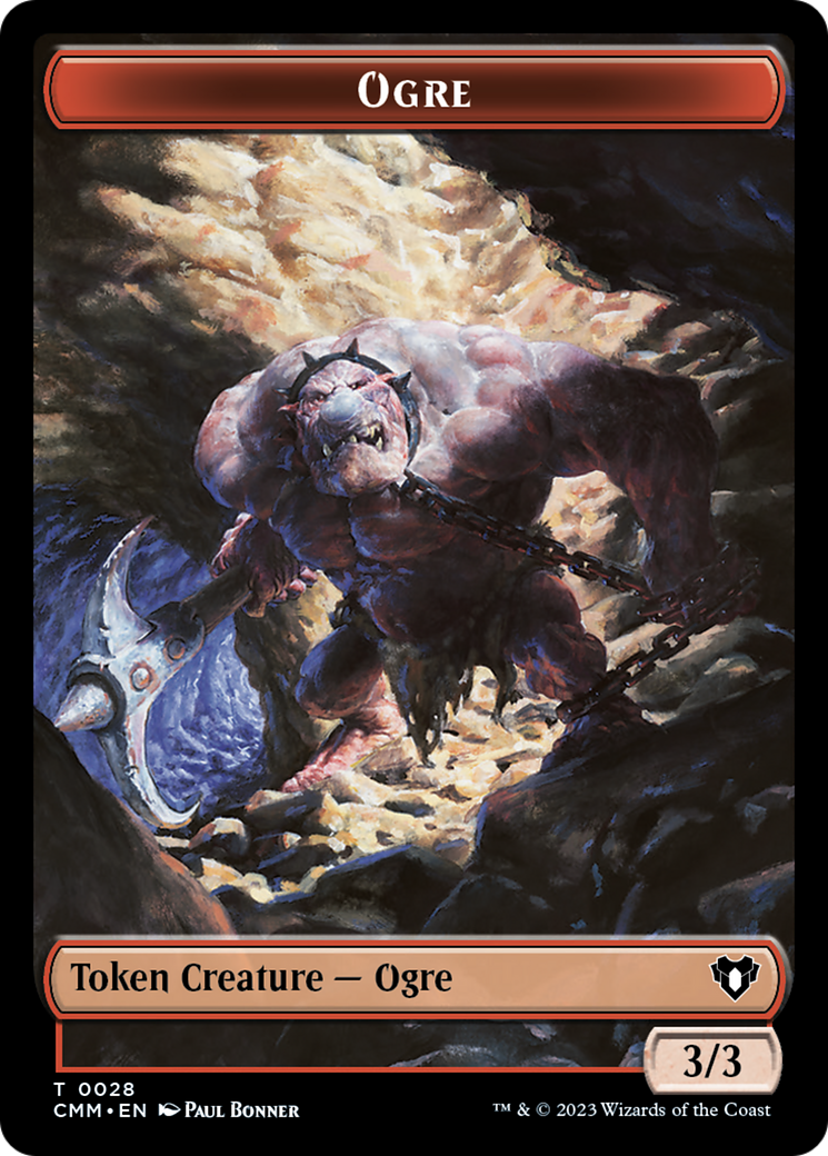 Ogre Token [Commander Masters Tokens] | Anubis Games and Hobby