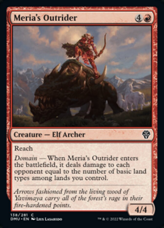 Meria's Outrider [Dominaria United] | Anubis Games and Hobby