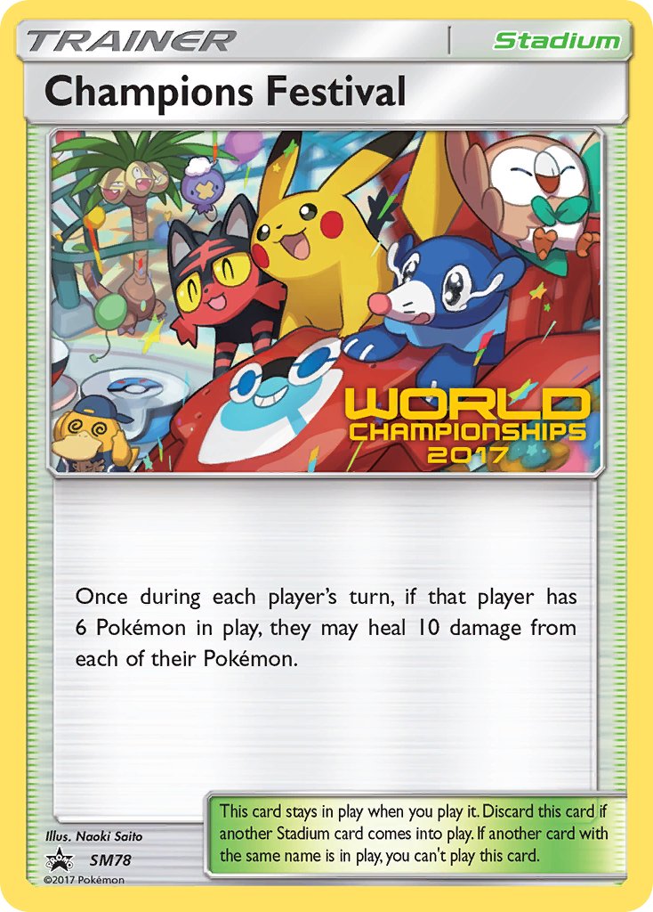 Champions Festival (SM78) (2017 Champion) [Sun & Moon: Black Star Promos] | Anubis Games and Hobby