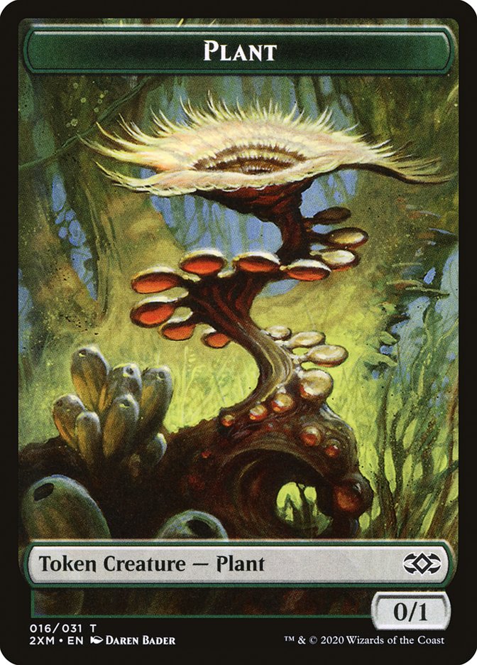 Plant Token [Double Masters Tokens] | Anubis Games and Hobby