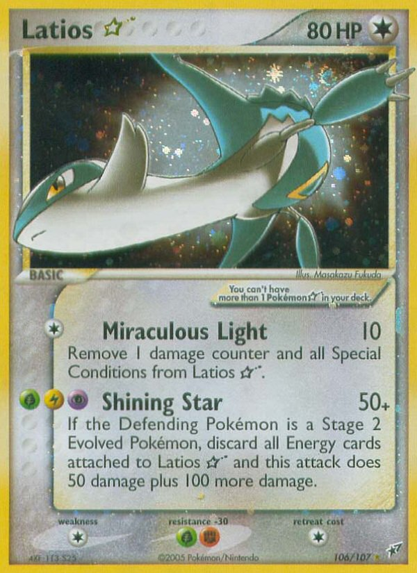 Latios Star (106/107) [EX: Deoxys] | Anubis Games and Hobby