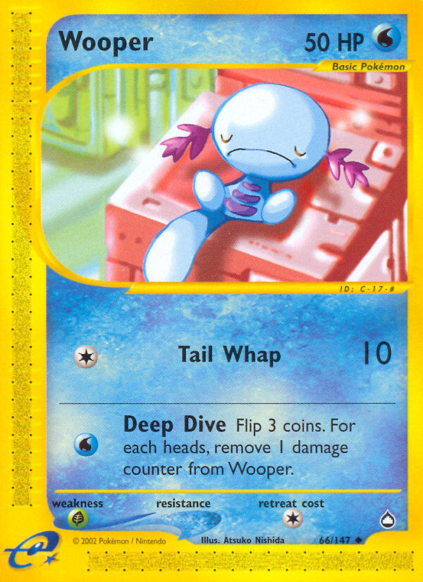 Wooper (66/147) [Aquapolis] | Anubis Games and Hobby