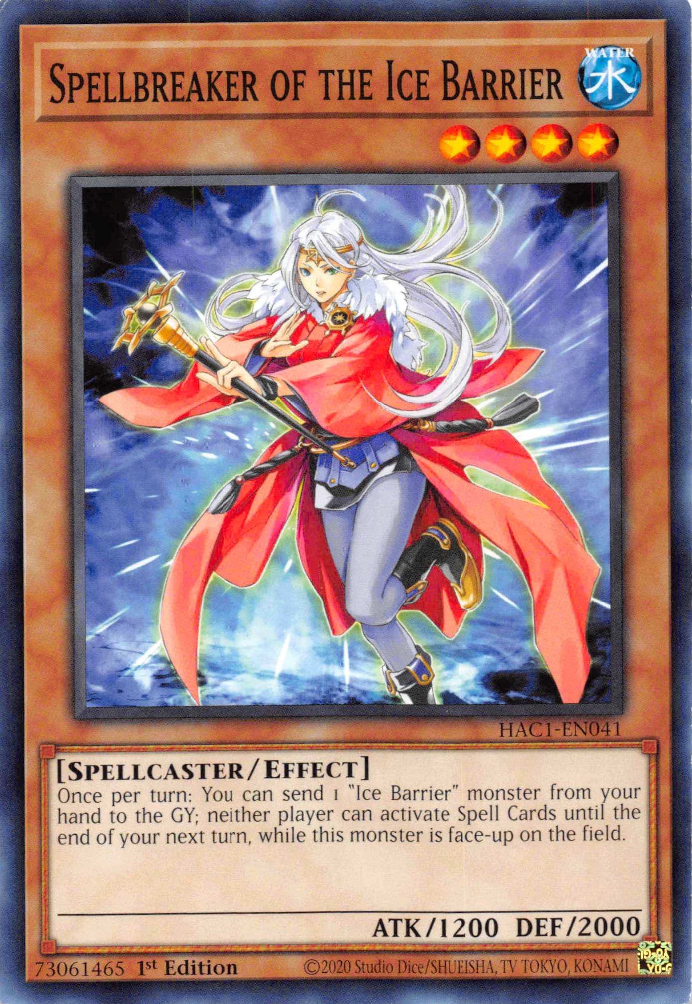 Spellbreaker of the Ice Barrier [HAC1-EN041] Common | Anubis Games and Hobby