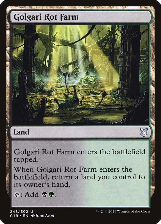 Golgari Rot Farm [Commander 2019] | Anubis Games and Hobby