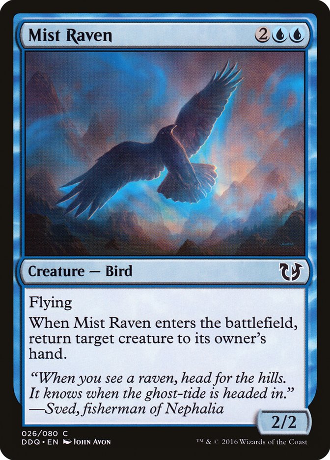 Mist Raven [Duel Decks: Blessed vs. Cursed] | Anubis Games and Hobby