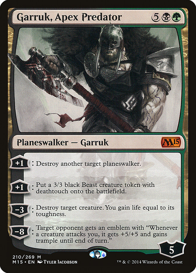 Garruk, Apex Predator [Magic 2015] | Anubis Games and Hobby