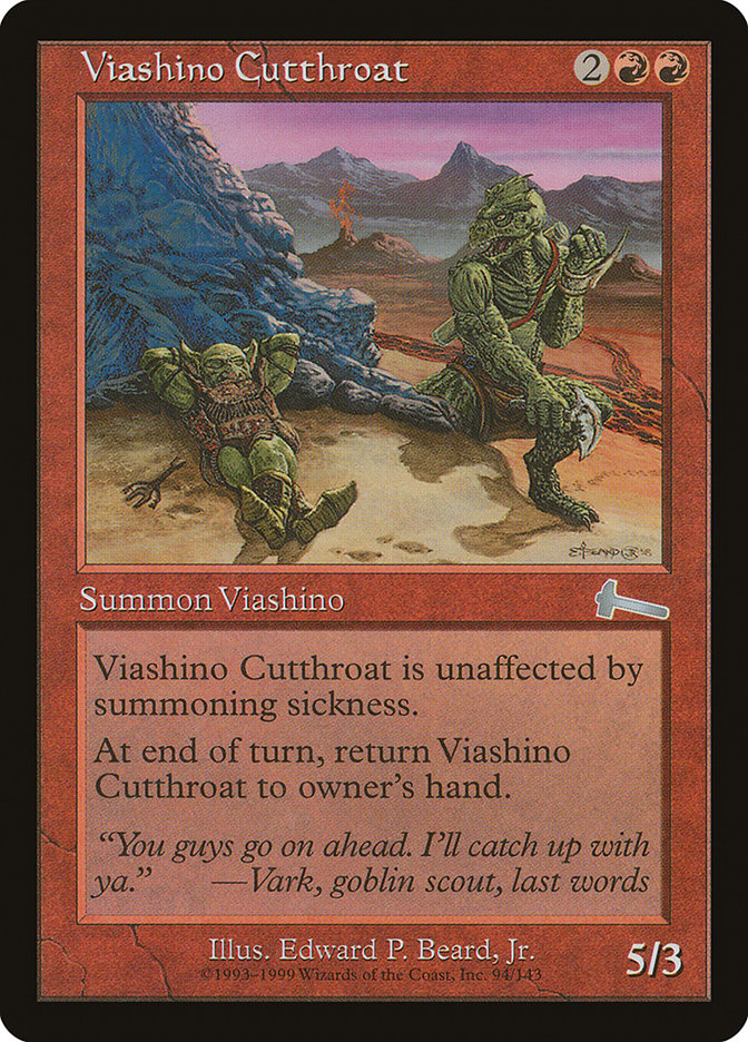 Viashino Cutthroat [Urza's Legacy] | Anubis Games and Hobby