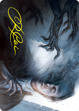 Dread Fugue Art Card (Gold-Stamped Signature) [Innistrad: Crimson Vow Art Series] | Anubis Games and Hobby