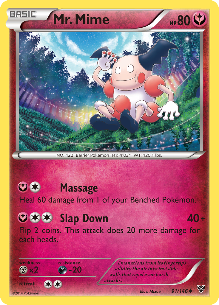 Mr. Mime (91/146) [XY: Base Set] | Anubis Games and Hobby