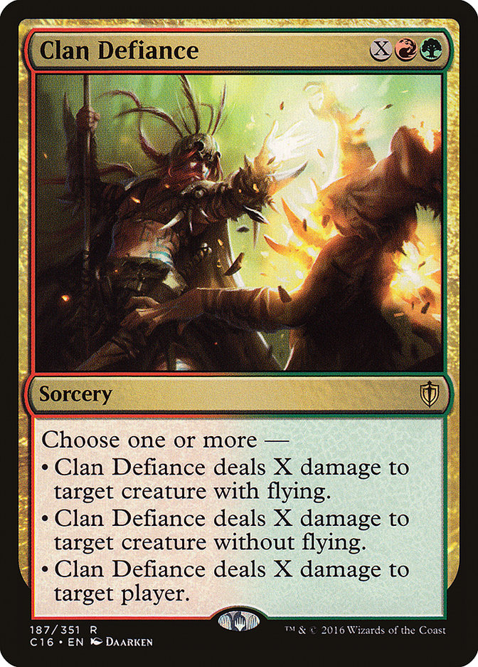 Clan Defiance [Commander 2016] | Anubis Games and Hobby