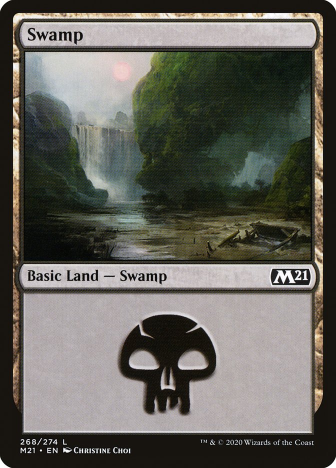 Swamp (268) [Core Set 2021] | Anubis Games and Hobby