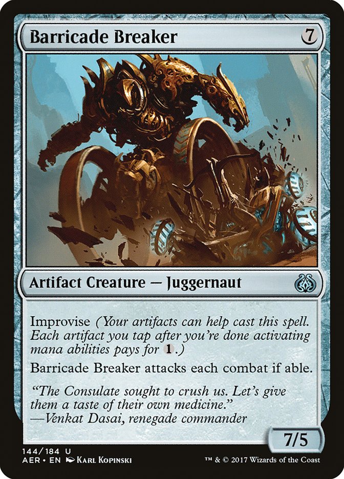 Barricade Breaker [Aether Revolt] | Anubis Games and Hobby