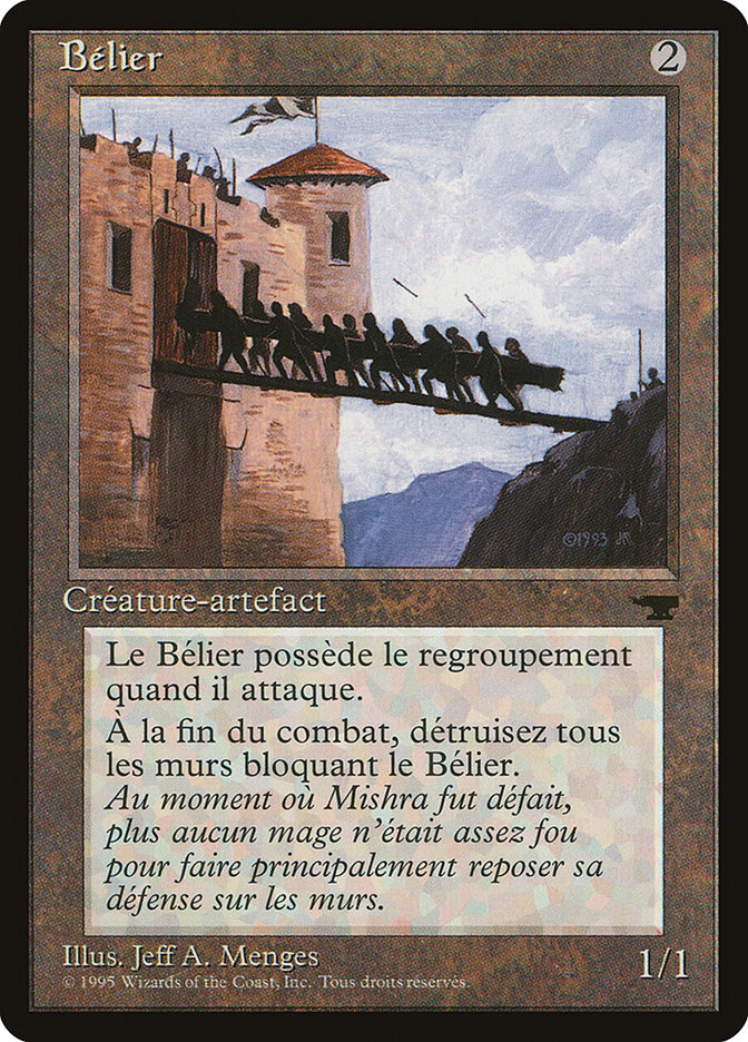 Battering Ram (French) - "Belier" [Renaissance] | Anubis Games and Hobby
