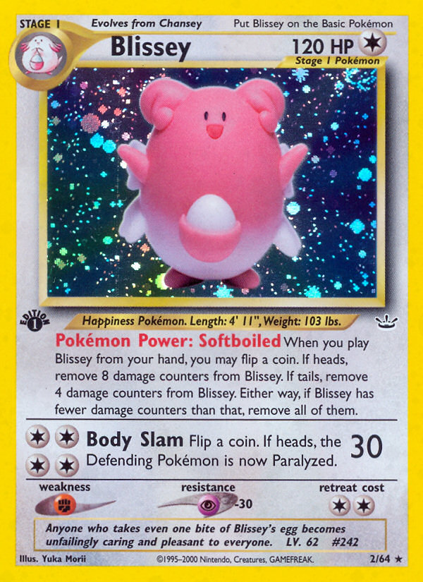 Blissey (2/64) [Neo Revelation 1st Edition] | Anubis Games and Hobby