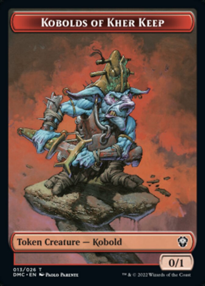 Phyrexian // Kobolds of Kher Keep Double-Sided Token [Dominaria United Tokens] | Anubis Games and Hobby