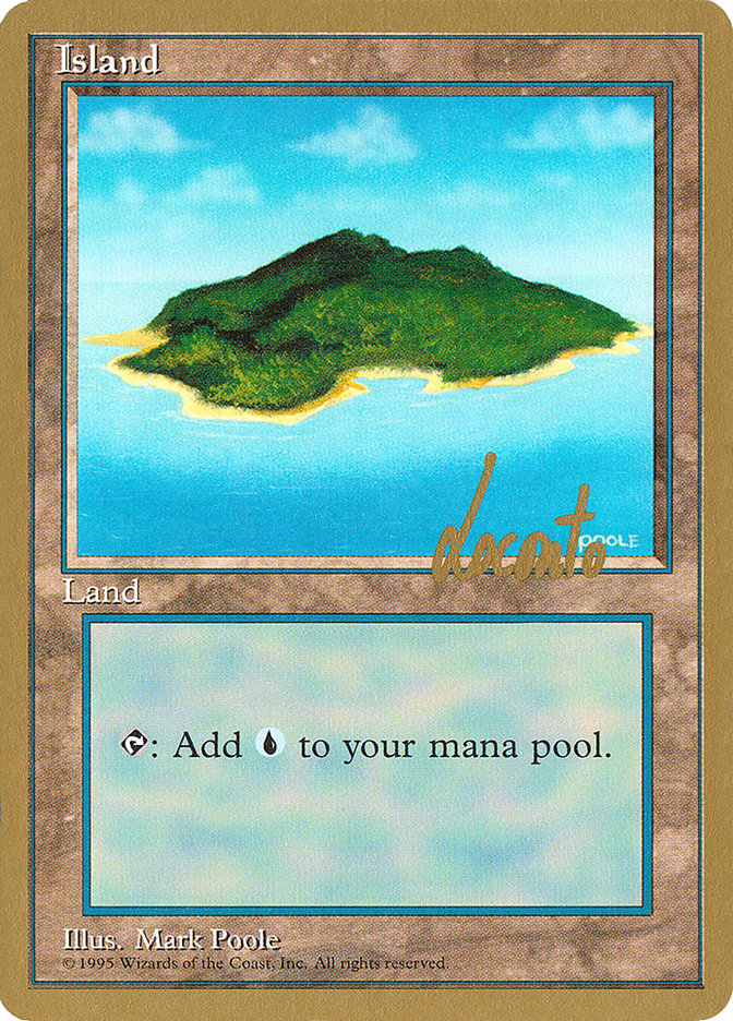 Island (ml367) (Michael Loconto) [Pro Tour Collector Set] | Anubis Games and Hobby