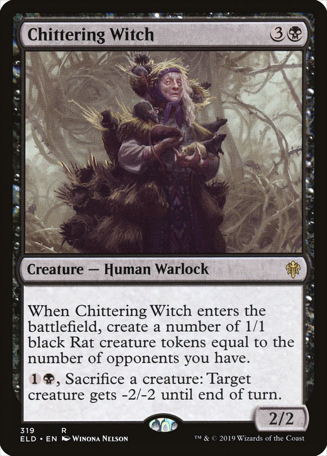 Chittering Witch [Throne of Eldraine] | Anubis Games and Hobby