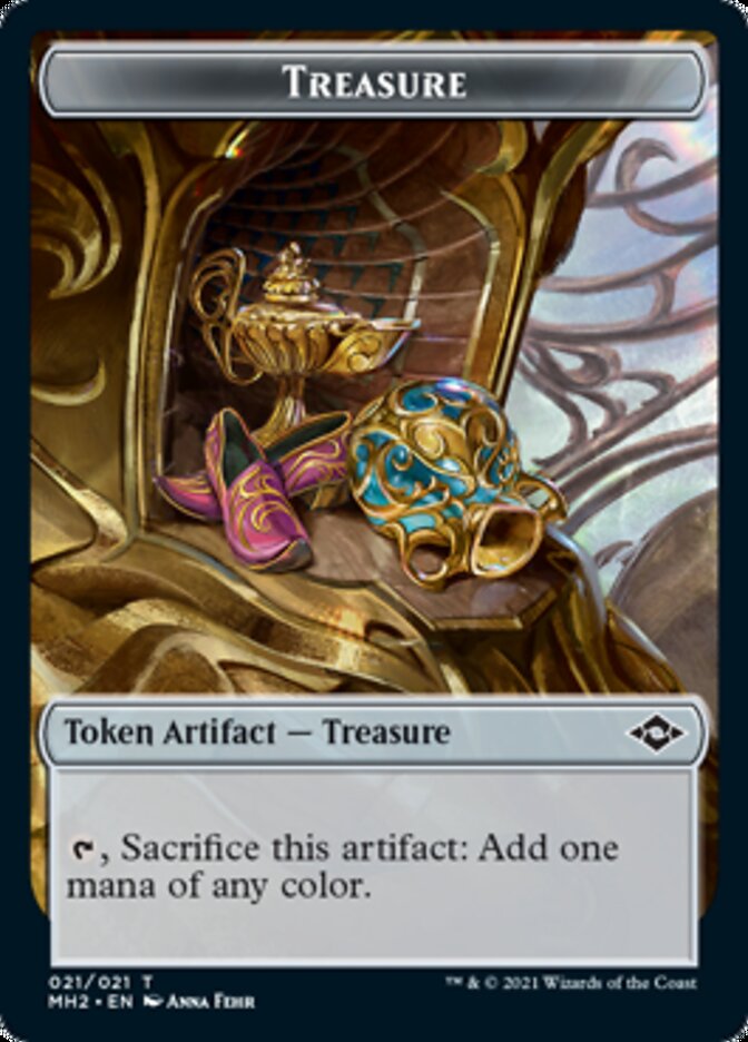 Treasure Token (21) [Modern Horizons 2 Tokens] | Anubis Games and Hobby