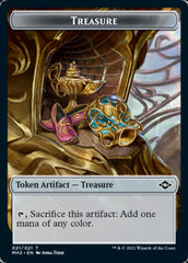 Crab // Treasure (21) Double-Sided Token [Modern Horizons 2 Tokens] | Anubis Games and Hobby