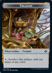 Thopter // Treasure (21) Double-Sided Token [Modern Horizons 2 Tokens] | Anubis Games and Hobby