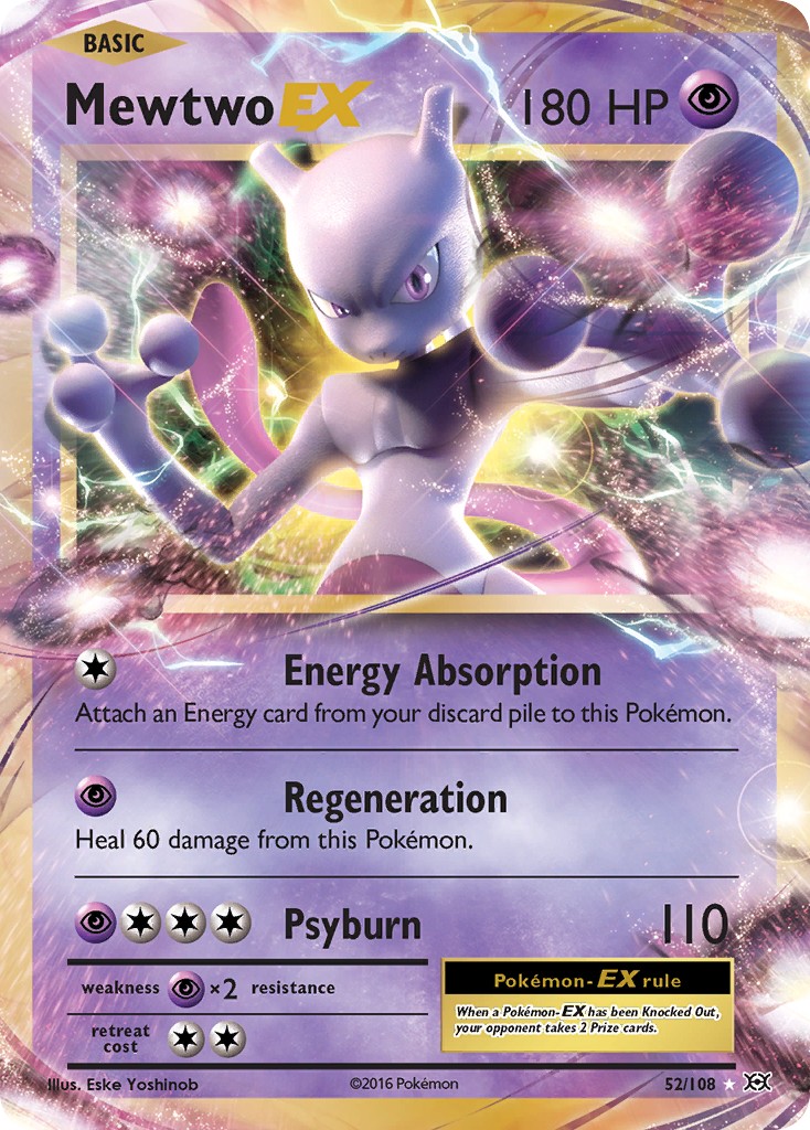 Mewtwo EX (52/108) [XY: Evolutions] | Anubis Games and Hobby