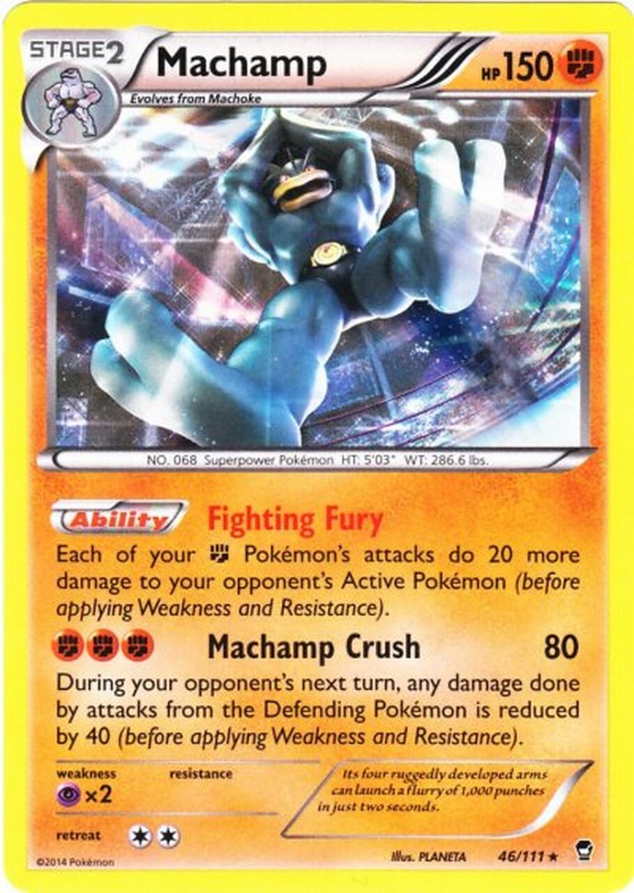 Machamp (46/111) [XY: Furious Fists] | Anubis Games and Hobby