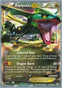 Rayquaza EX (85/124) (Anguille Sous Roche - Clement Lamberton) [World Championships 2013] | Anubis Games and Hobby