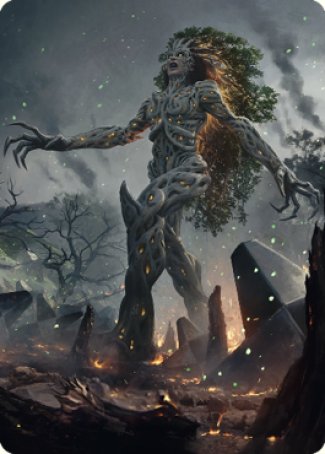 Titania, Gaea Incarnate Art Card [The Brothers' War Art Series] | Anubis Games and Hobby